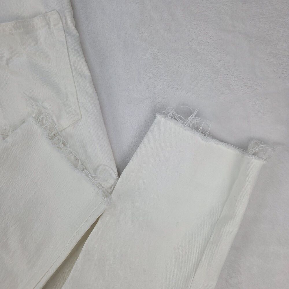 Gap Cheeky Straight Sky High White Jeans Womens Size 26 Regular - Picture 13 of 13